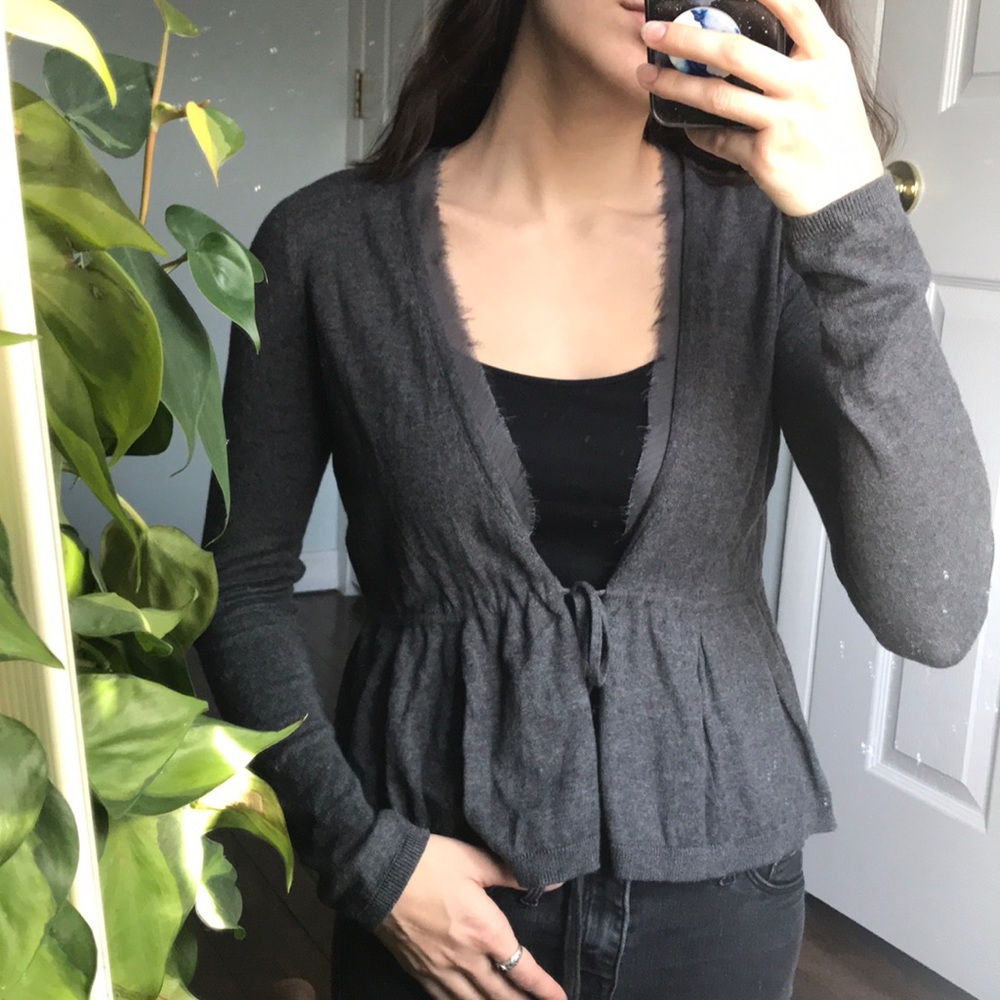 Grey delicate cardigan